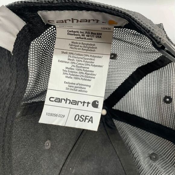 Men’s Carhartt SnapBack‎ Hat Faded Gray - Picture 7 of 7